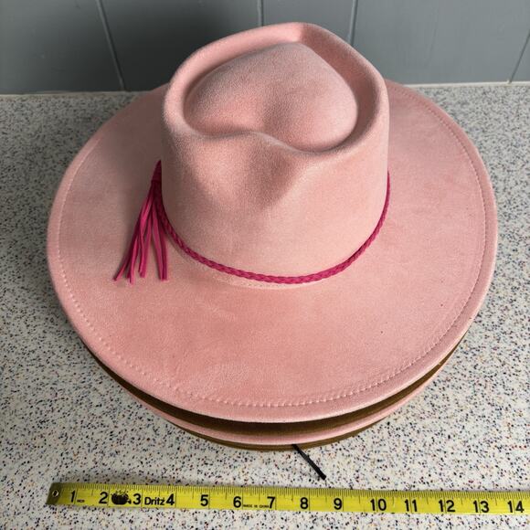 7-Pack PARTY WESTERN HAT PINK BROWN HEART 10 GALLON COWBOY NWOT COUNTRY WESTERN main image 7